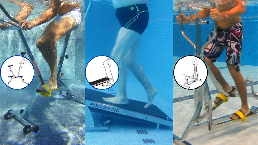 Comparativa de Máquinas Acuáticas: Bicicleta, Cinta y Elíptica para Entrenamiento en Piscina